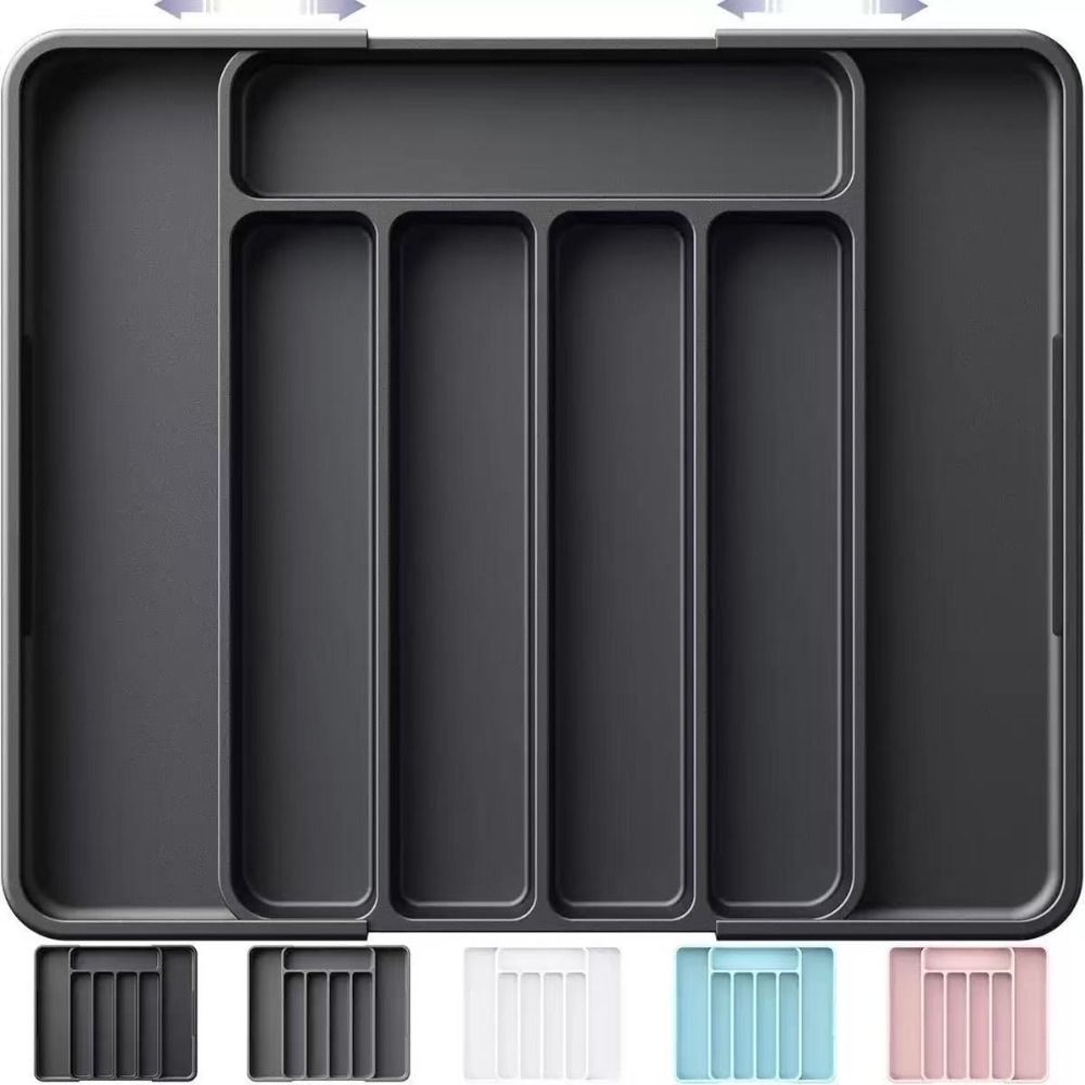 Commercial Kitchen Supplies - Organizador de cajones para cubiertos ajustable