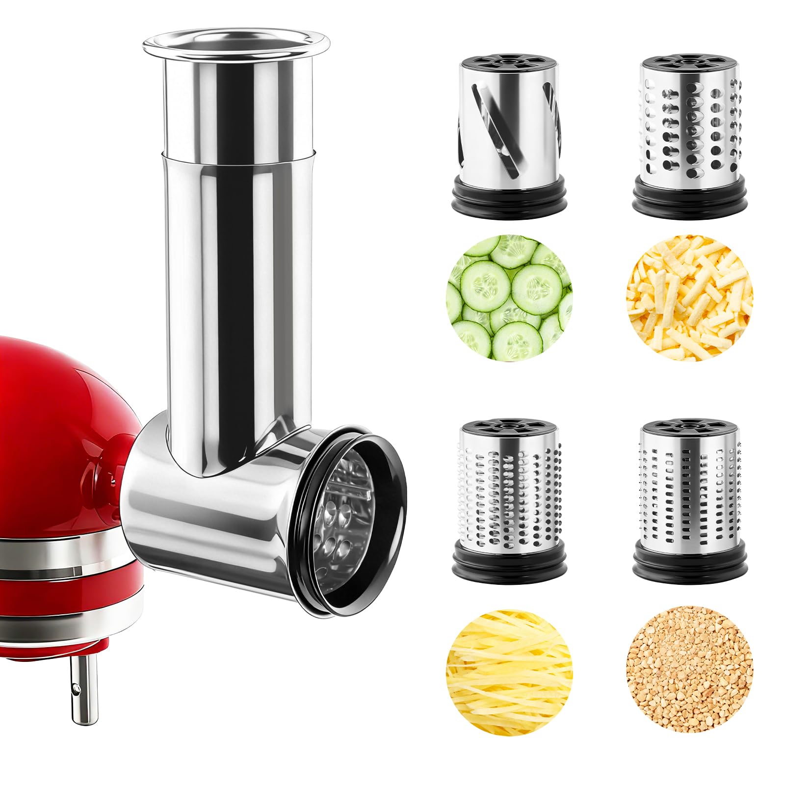 Commercial Kitchen Juicer - Rallador de Acero Inoxidable para Queso,