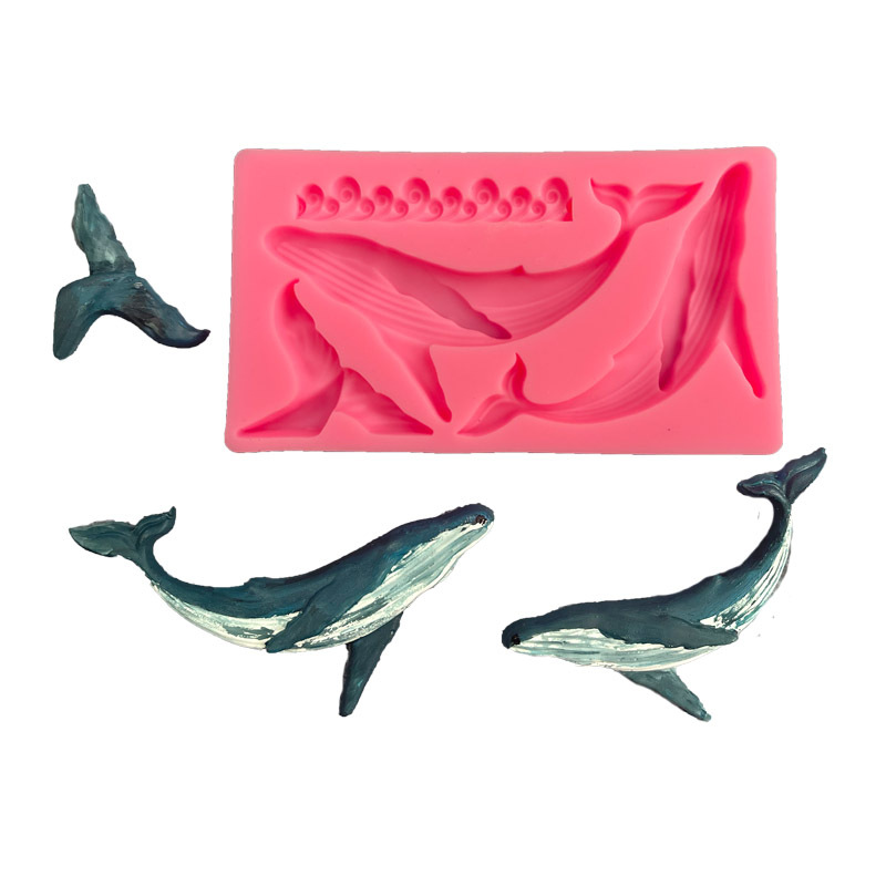 Commercial Kitchen Items - Molde de silicona de ballena DIY,