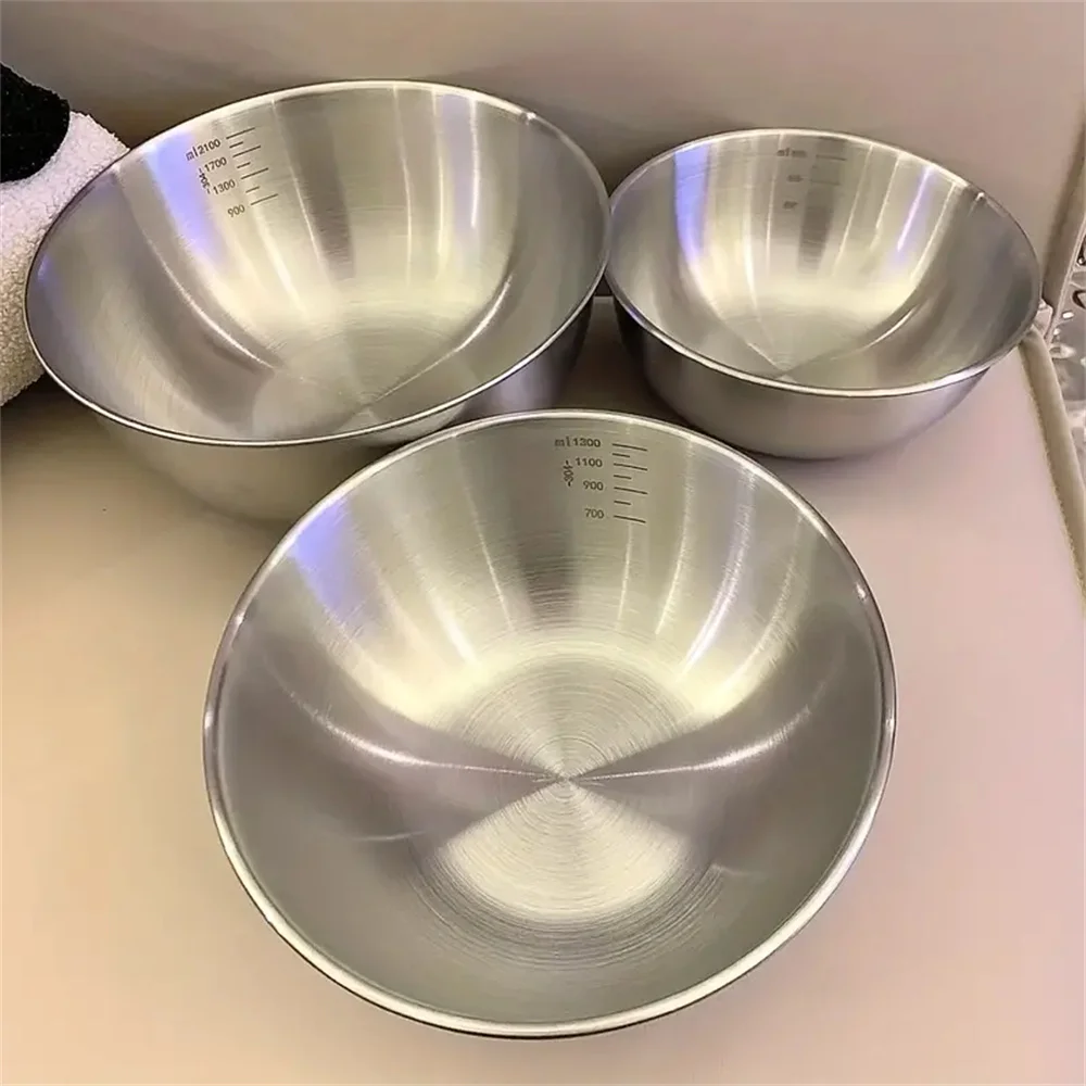 Commercial Kitchen Organization - Juego de 3 Tazones de Acero