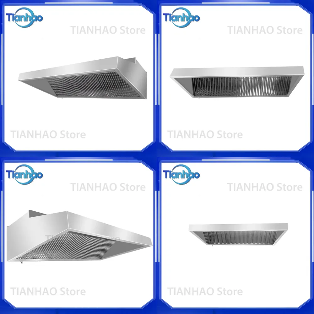 Commercial Kitchen Hood Exhaust Fans - Campana Extractora de Acero Inoxidable para
