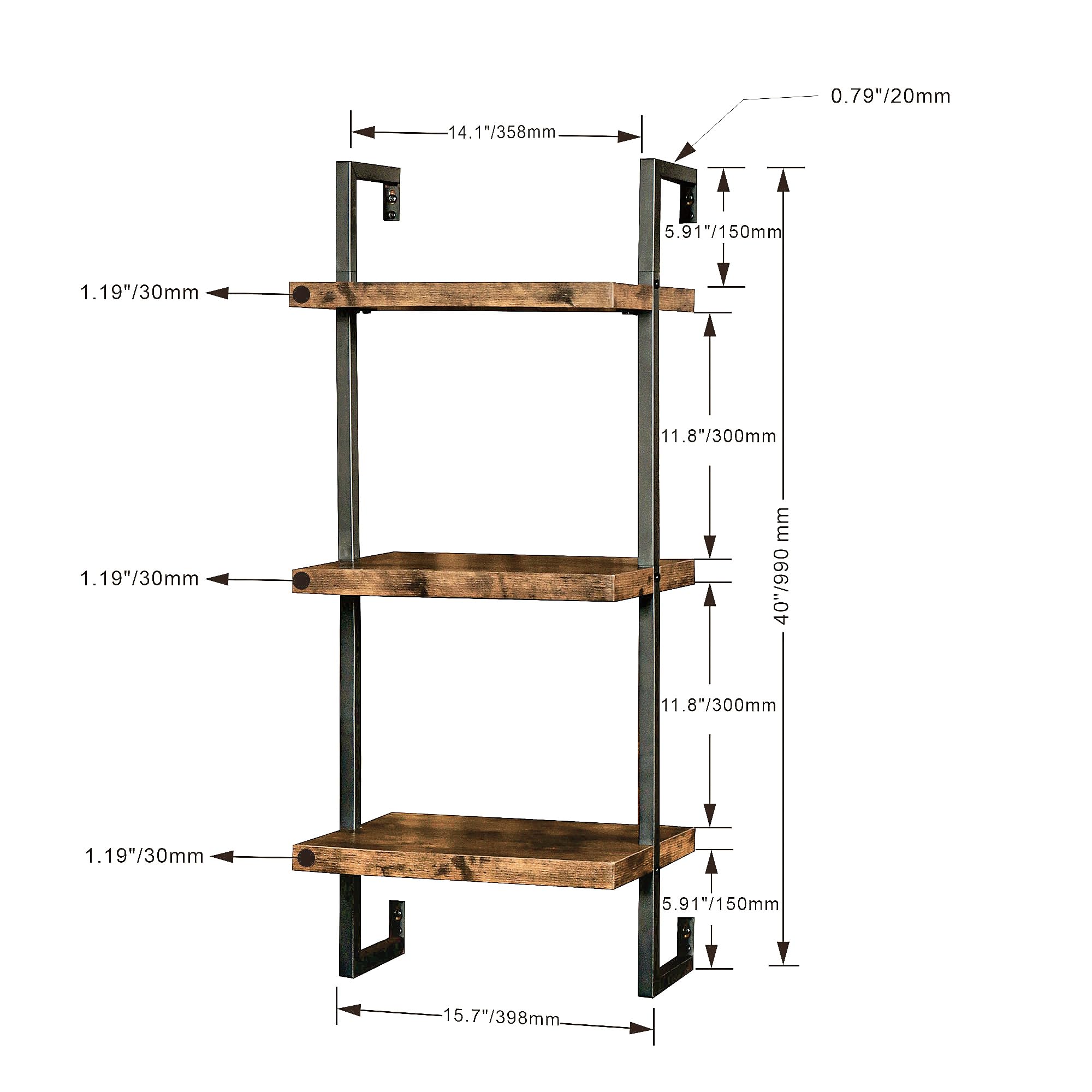 Estantes Flotantes de Pared de - Wall Shelf Commercial Kitchen reseña y precio
