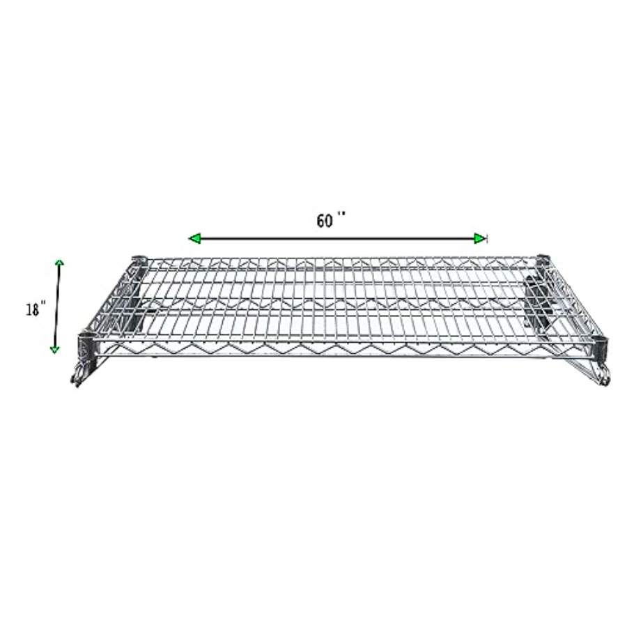 Estante de Pared de Alambre Cr - Wall Shelf Commercial Kitchen reseña y precio