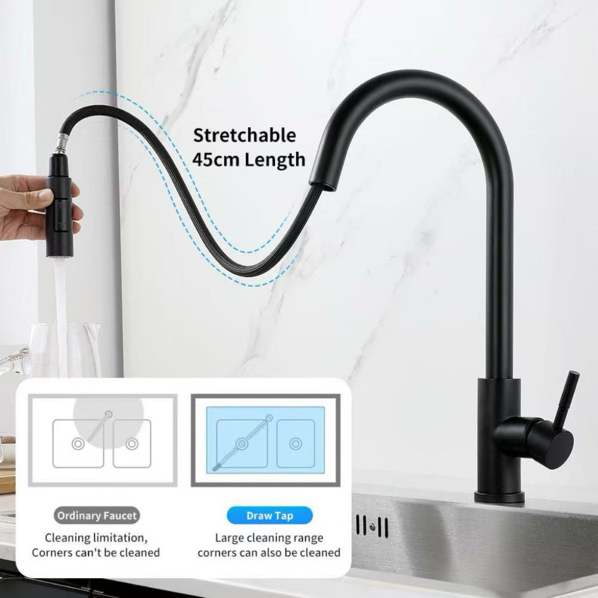 Grifo de Cocina de un Solo Ori - Commercial Kitchen Mixer Tap reseña y precio