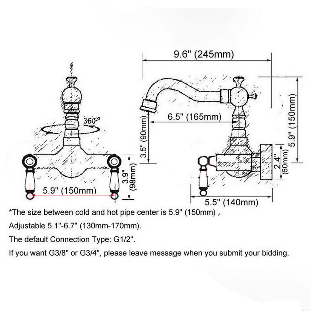 Grifo de fregadero de cocina y - Commercial Kitchen Mixer Tap reseña y precio