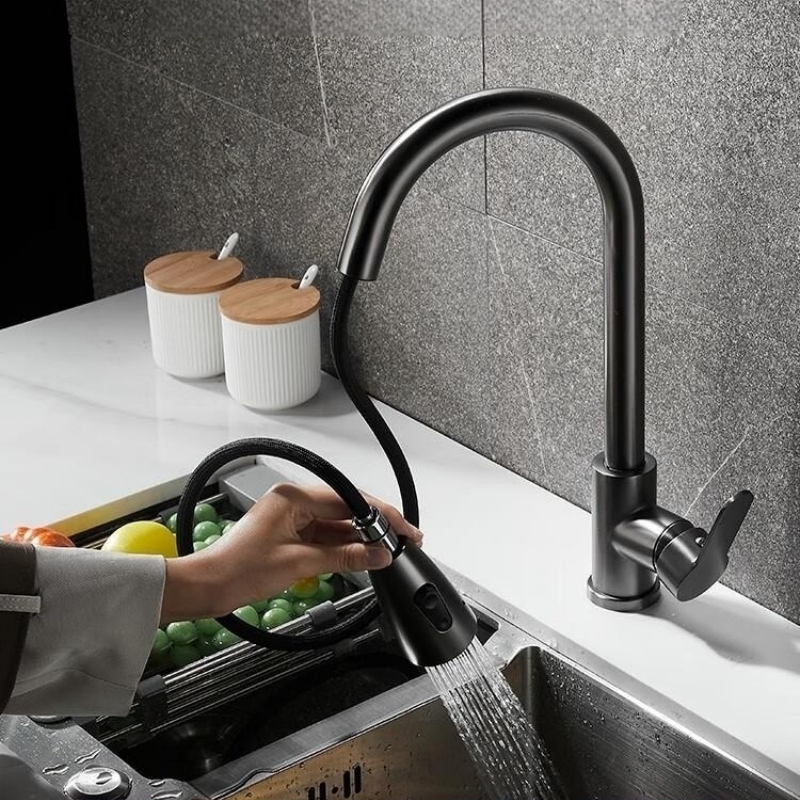 Grifo de cocina negro mate, ca - Commercial Kitchen Mixer Tap reseña y precio