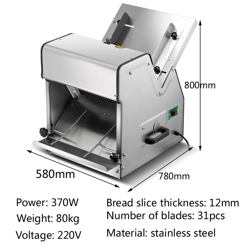 Cortadora de pan comercial de  - Commercial Bread Slicer reseña y precio