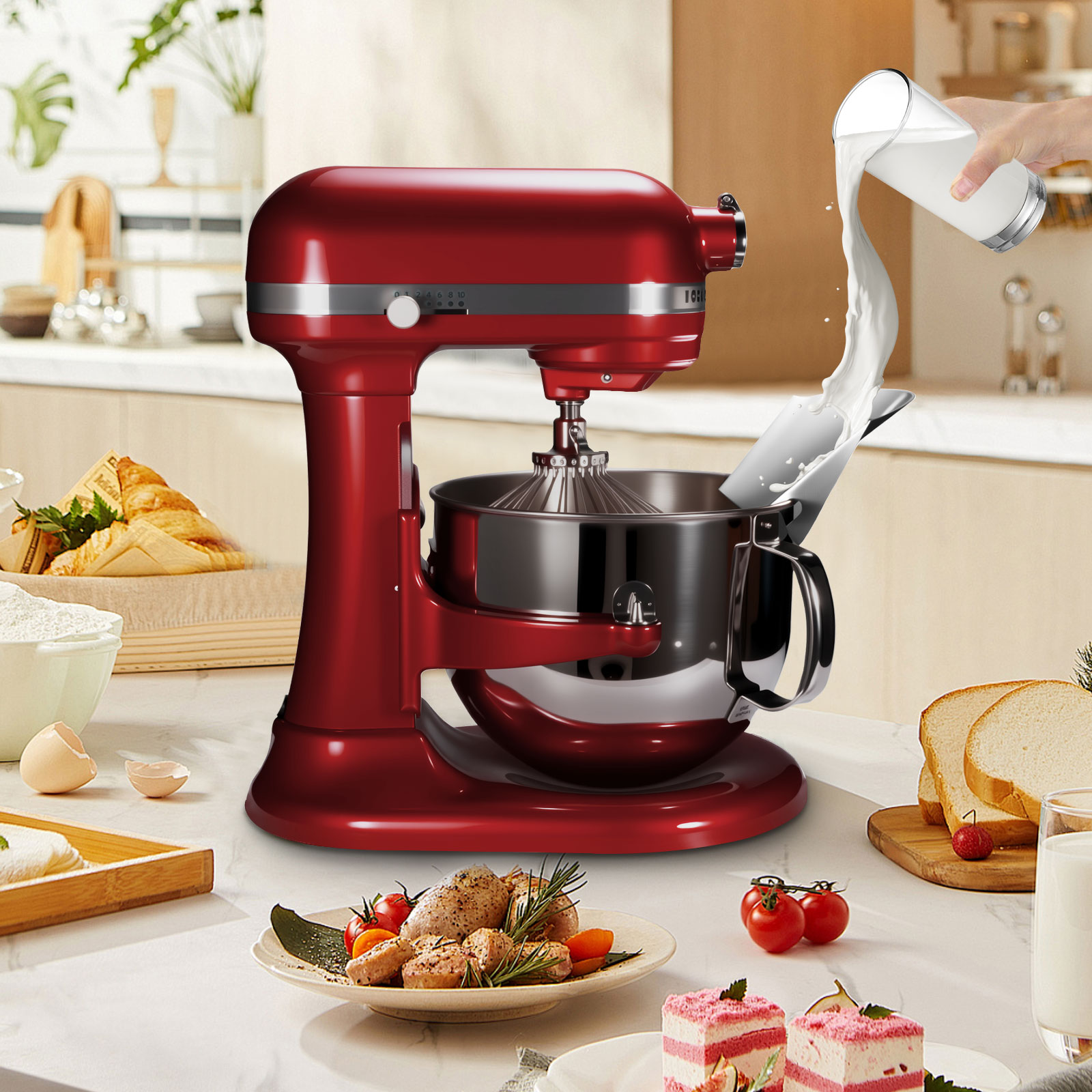 Protector basculante de acero  - Commercial Kitchen Juicer reseña y precio