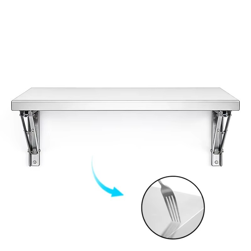 Estante flotante de acero inox - Wall Shelf Commercial Kitchen reseña y precio