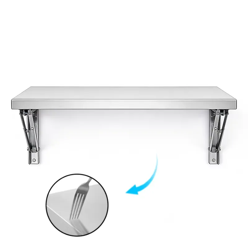 Estante Plegable de Acero Inox - Wall Shelf Commercial Kitchen reseña y precio